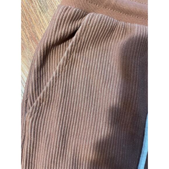 Women’s Pop Surf x Maui Nix Shorts S – Brown Cotton Blend – Coastal Loungewear - Picture 3 of 7